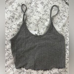 Forever21 Bow Lettuce-Edge Cami